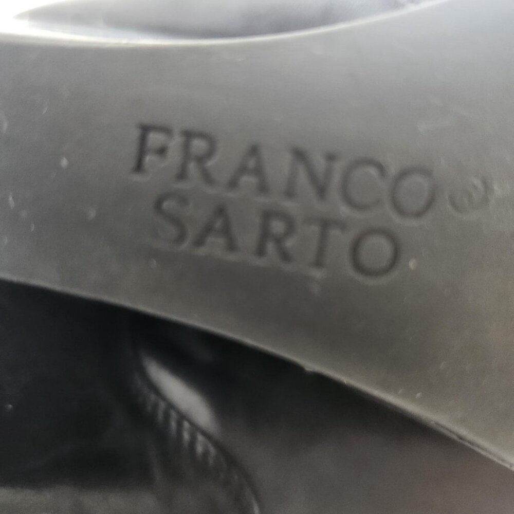 Franco Sarto Knee High Women's Black Leather Boots - Picture 3 of 5